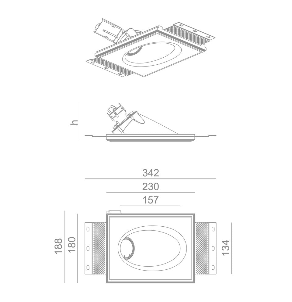 Mist Trimless Adjustable
