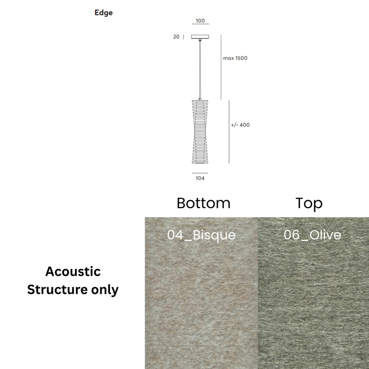 Edge Acoustic Fixture