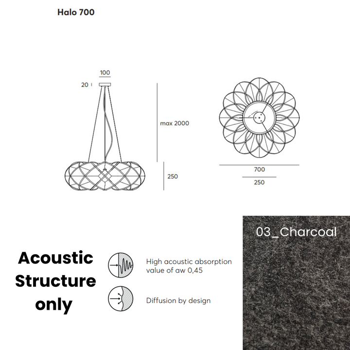 Halo Acoustic  Fixture Only