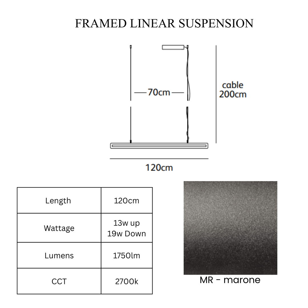 Framed Linear Suspension