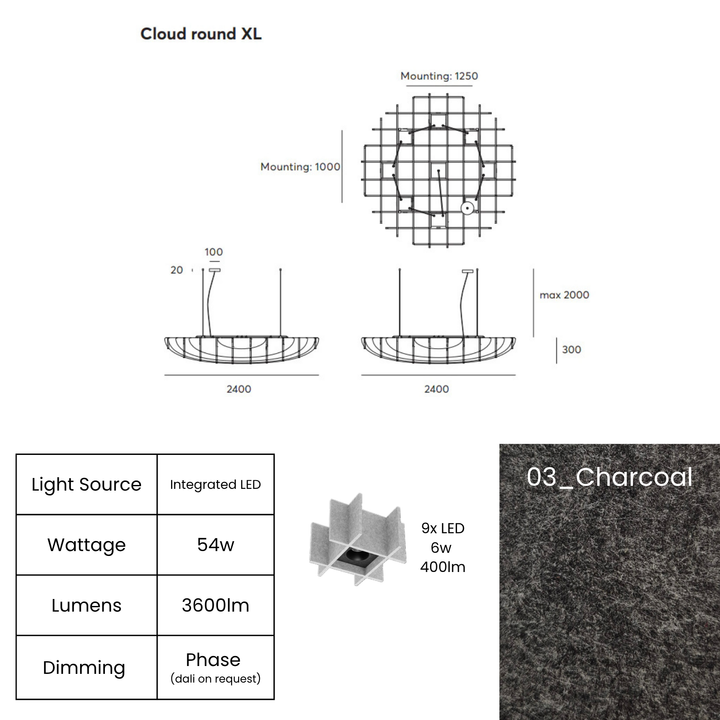 Cloud Round LED