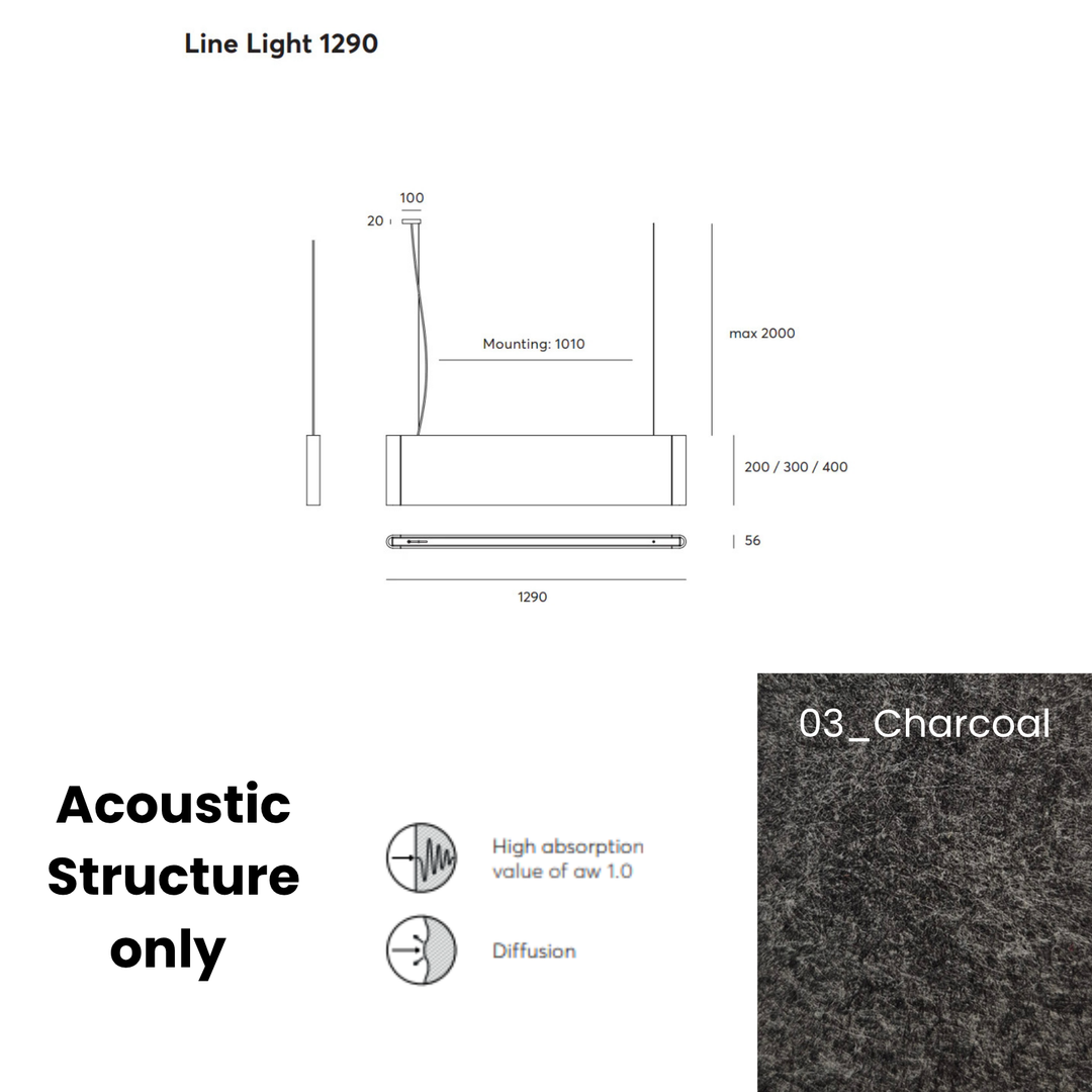 Line Acoustic Fixture Only