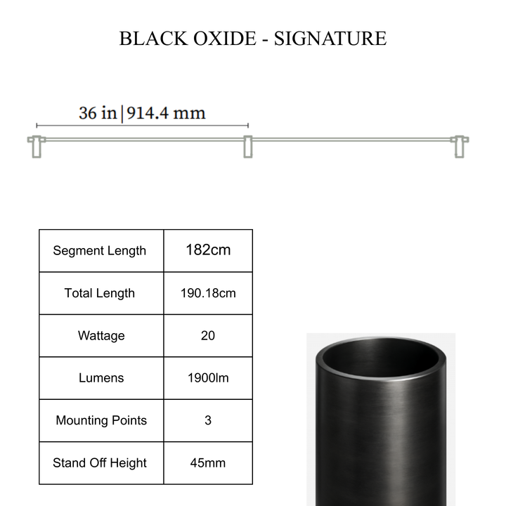 Thin Linear Surface - Short Standoff