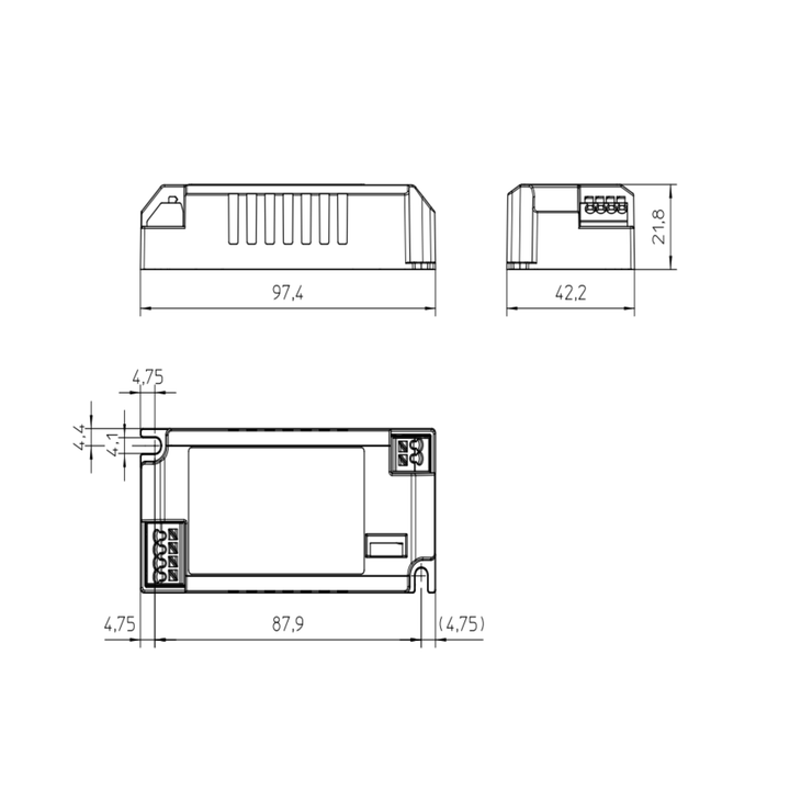 Constant Current Dali 2 Dimmable Driver - Multi output 26w Max