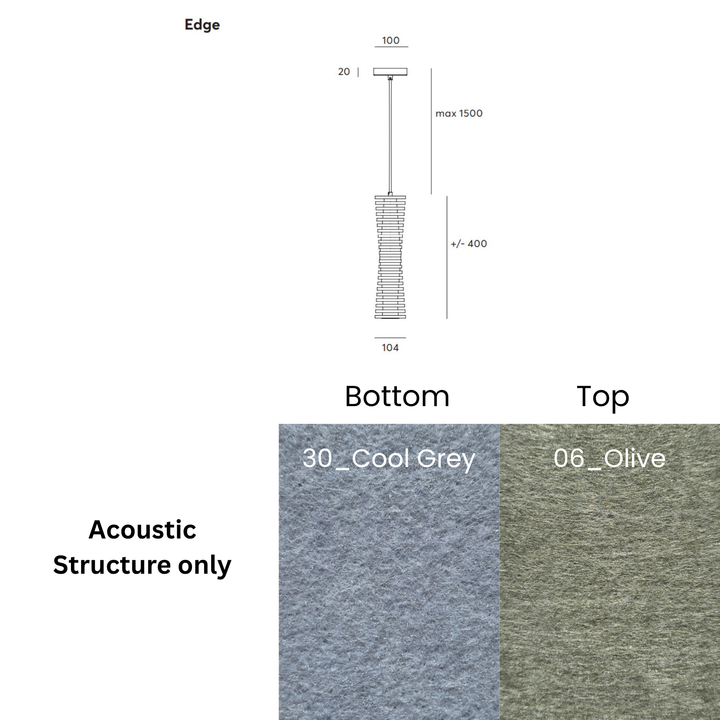 Edge Acoustic Fixture