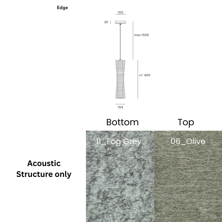 Edge Acoustic Fixture