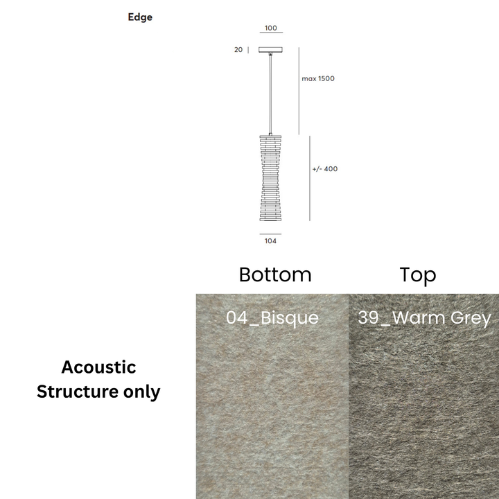 Edge Acoustic Fixture
