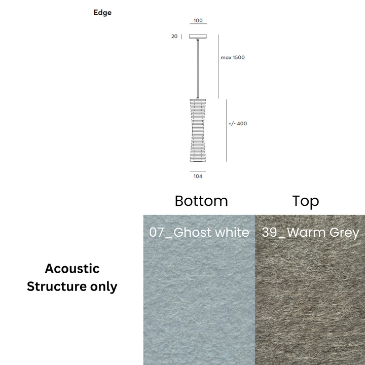 Edge Acoustic Fixture