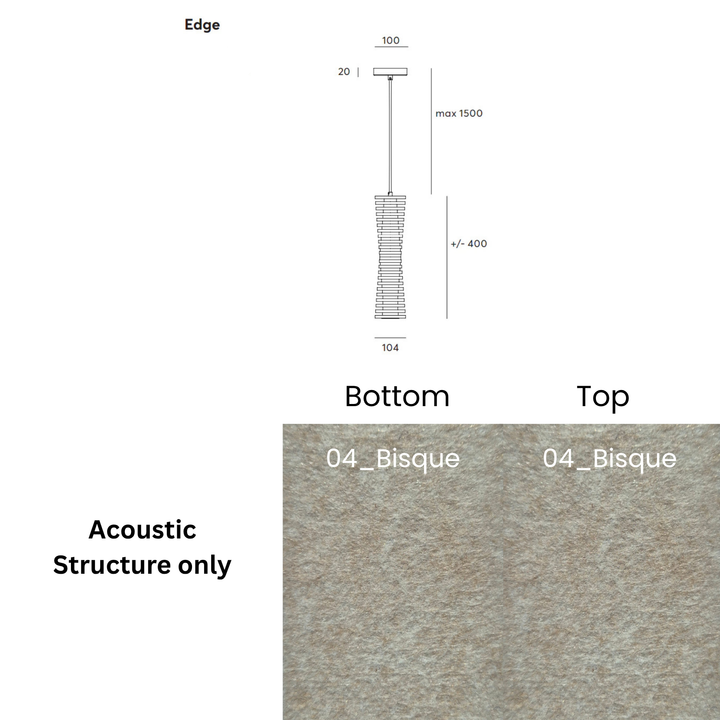 Edge Acoustic Fixture