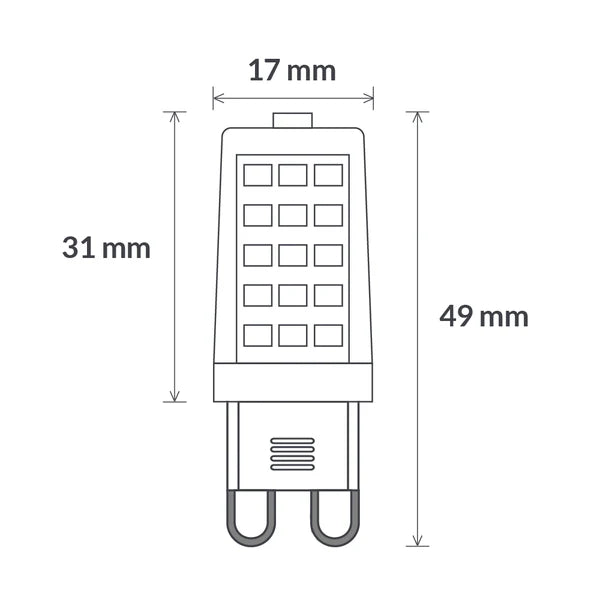 3w Dimmable G9 3000k