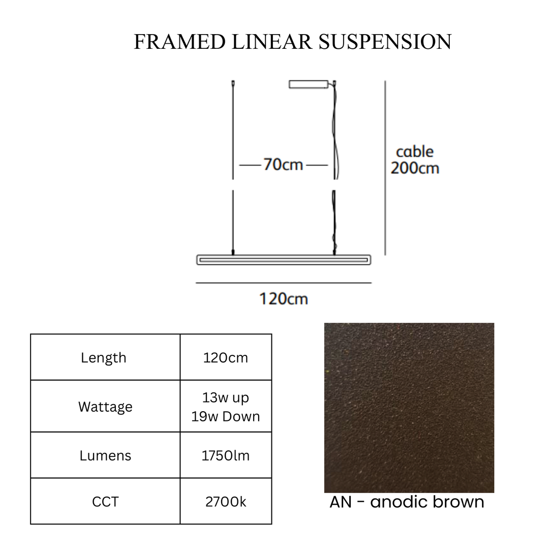 Framed Linear Suspension