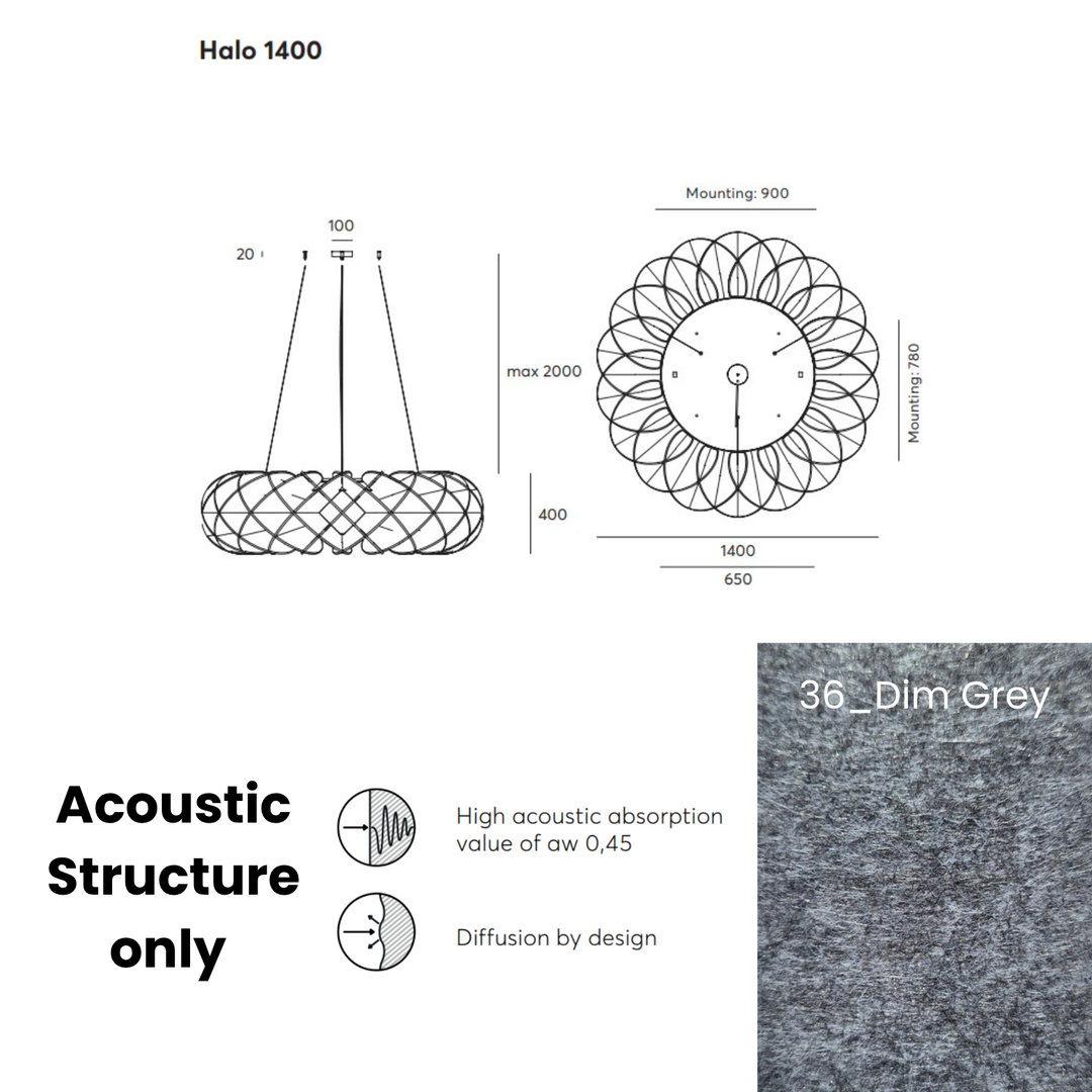 Halo Acoustic  Fixture Only