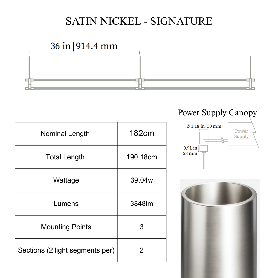 THIN Dyad Suspension Vertical - Mini Canopy