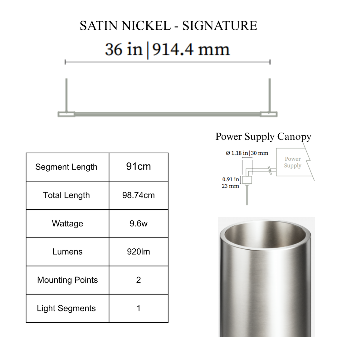 THIN Linear Suspension - Mini Canopy
