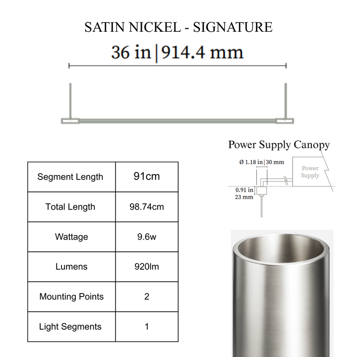 THIN Linear Suspension - Mini Canopy