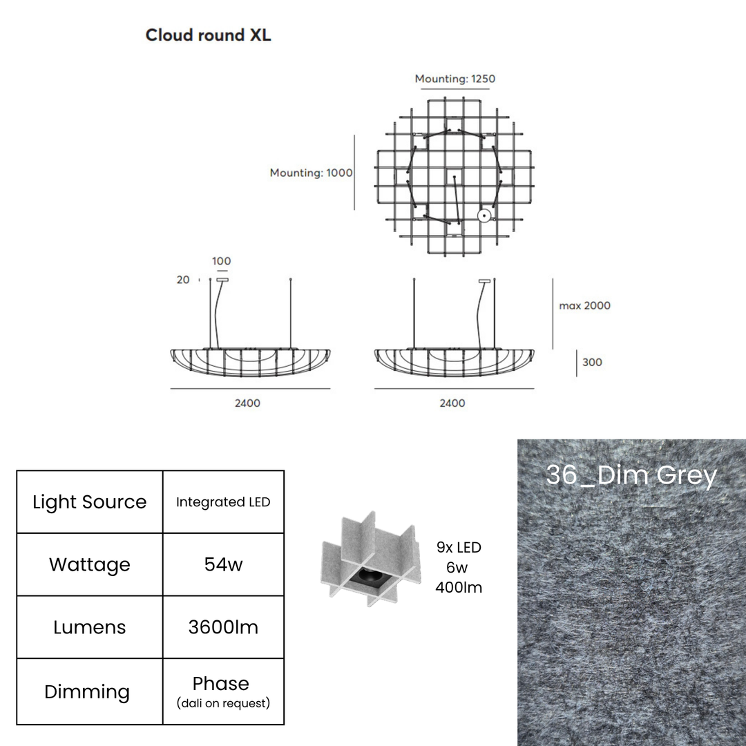Cloud Round LED
