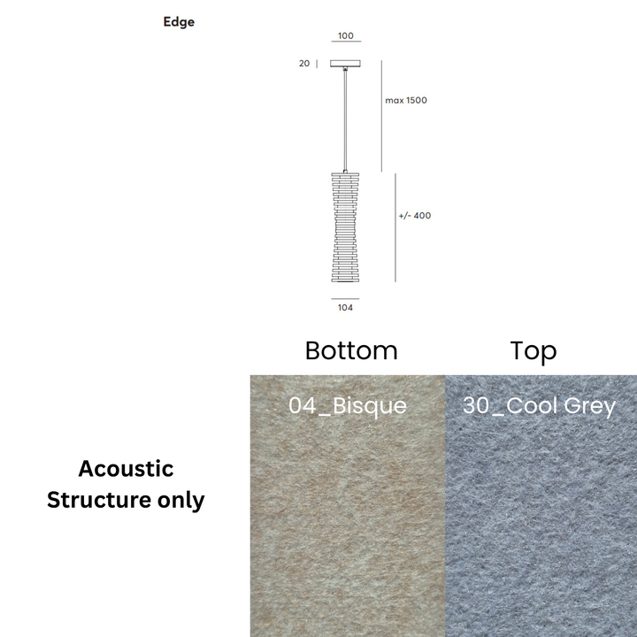 Edge Acoustic Fixture
