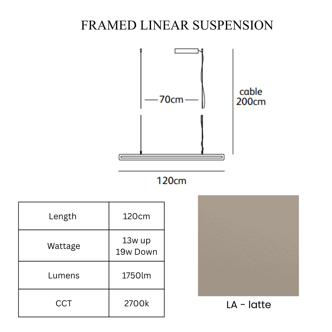 Framed Linear Suspension