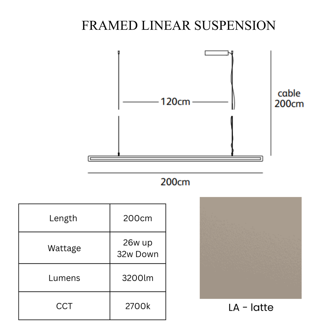 Framed Linear Suspension