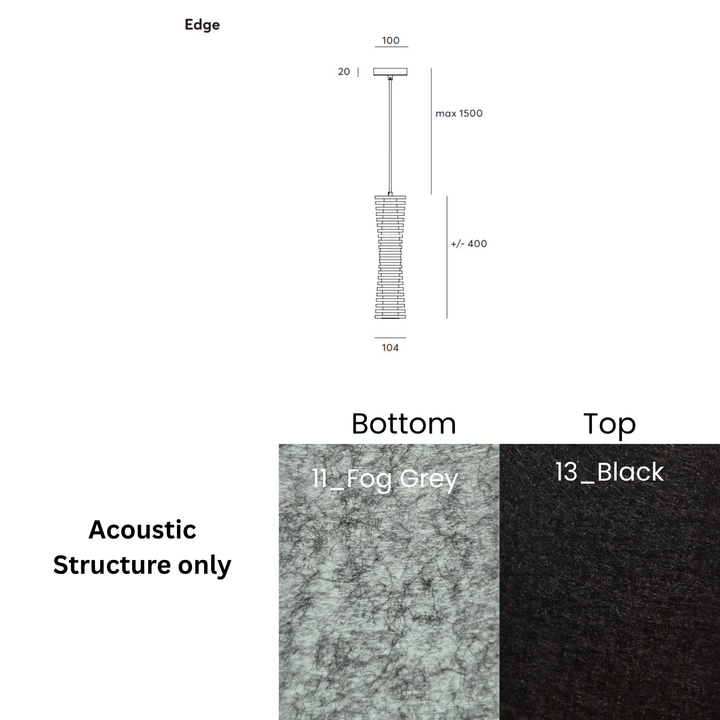 Edge Acoustic Fixture