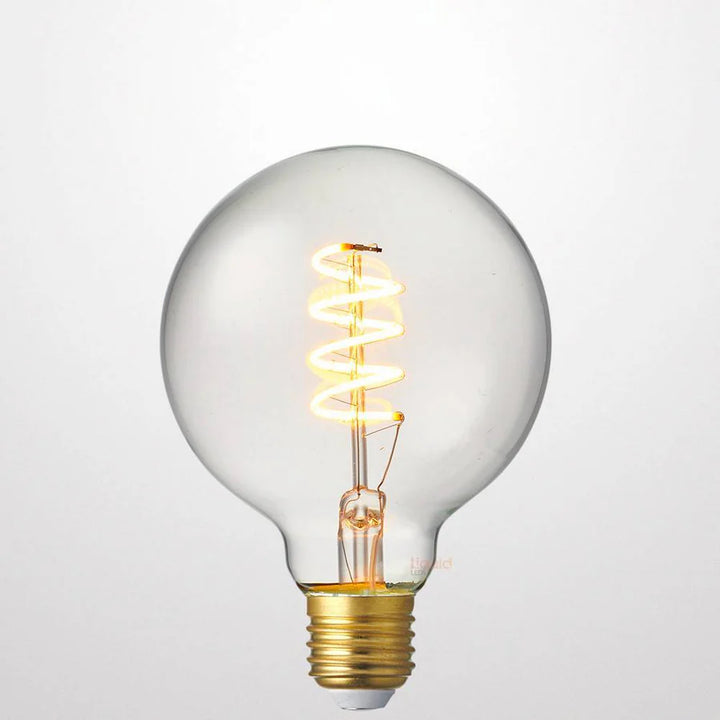 4w Dimmable E27 G95 Spiral Filament 2200k