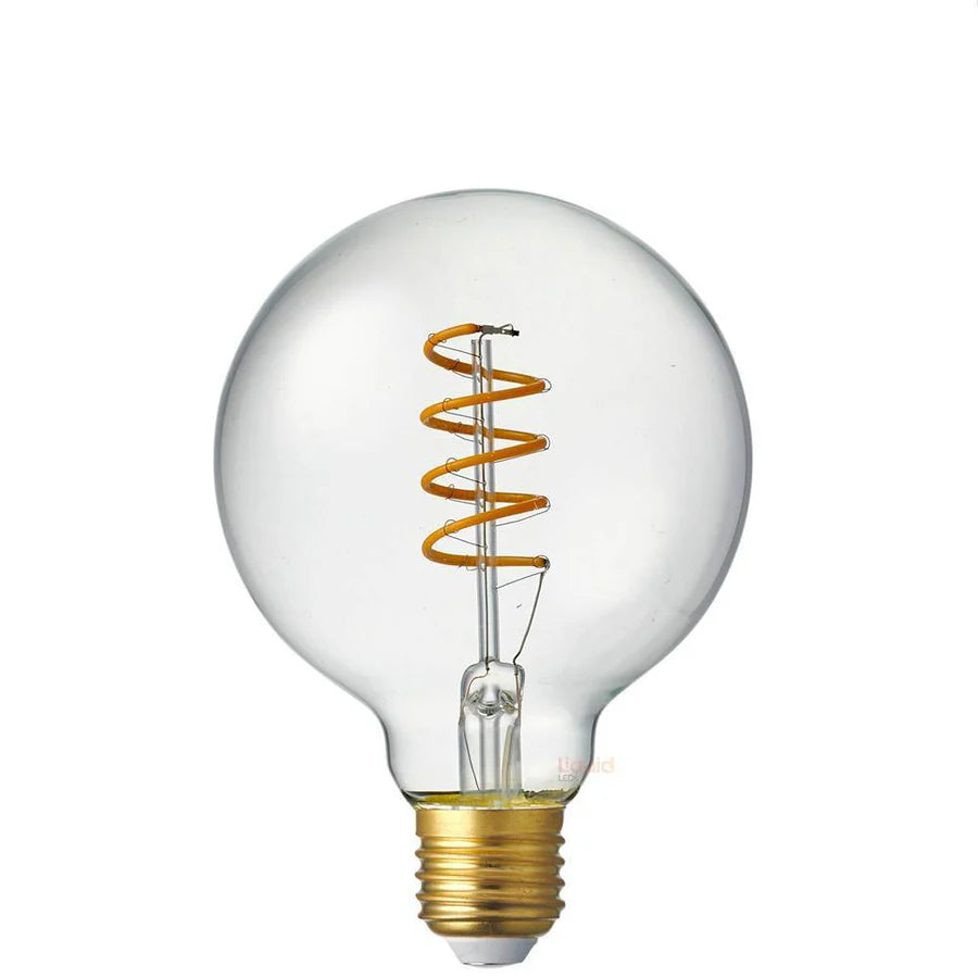 4w Dimmable E27 G95 Spiral Filament 2200k