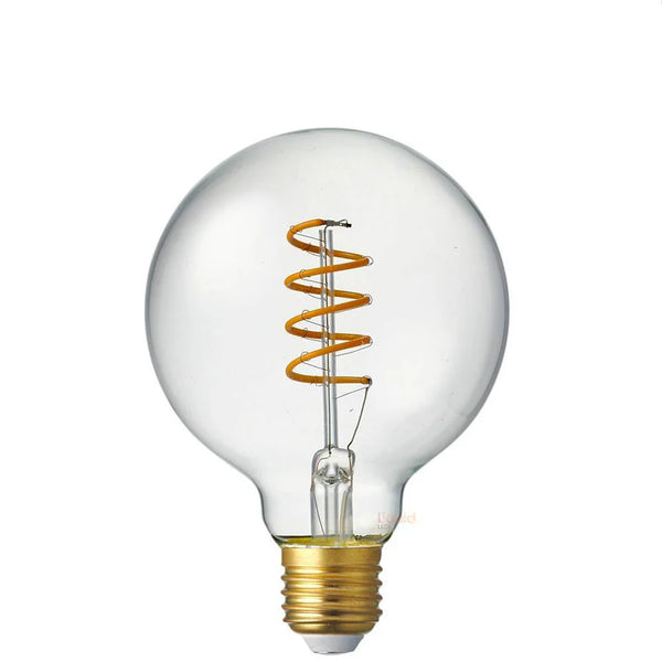 4w Dimmable E27 G95 Spiral Filament 2200k