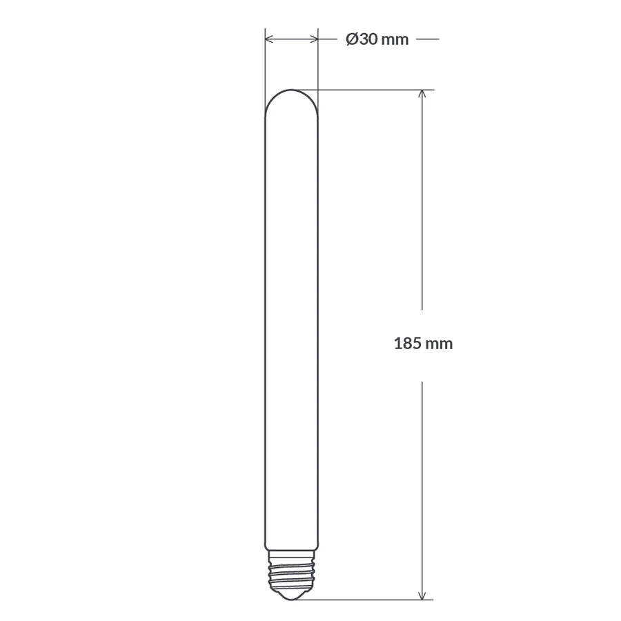 4w Dimmable E27 Medium Tube 2000k Spiral