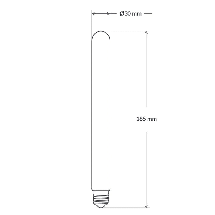 4w Dimmable E27 Medium Tube 2000k Spiral