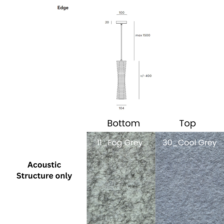 Edge Acoustic Fixture
