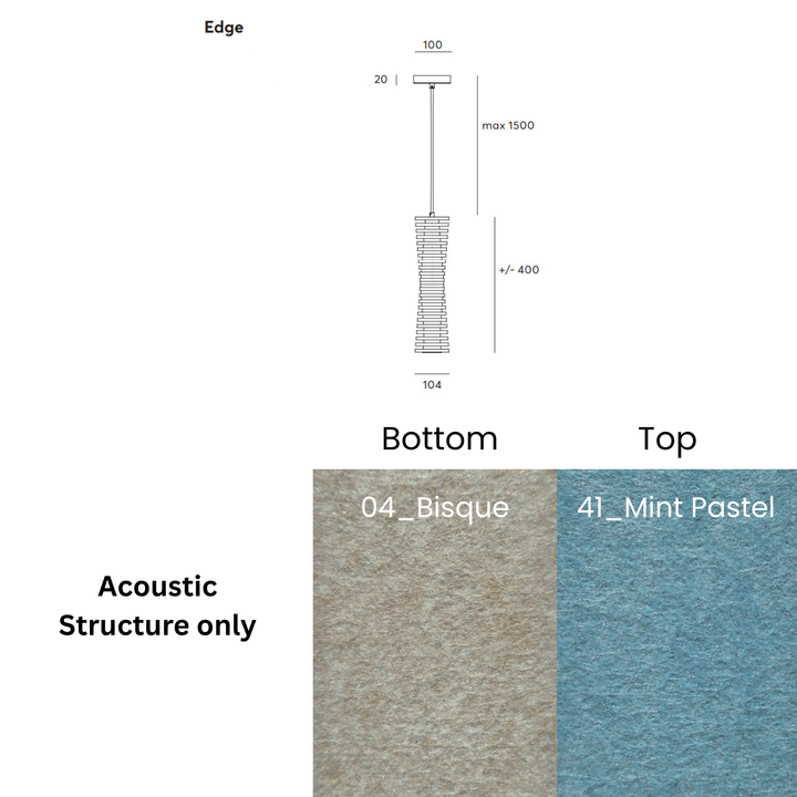 Edge Acoustic Fixture