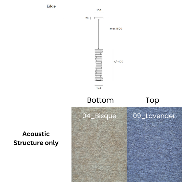 Edge Acoustic Fixture