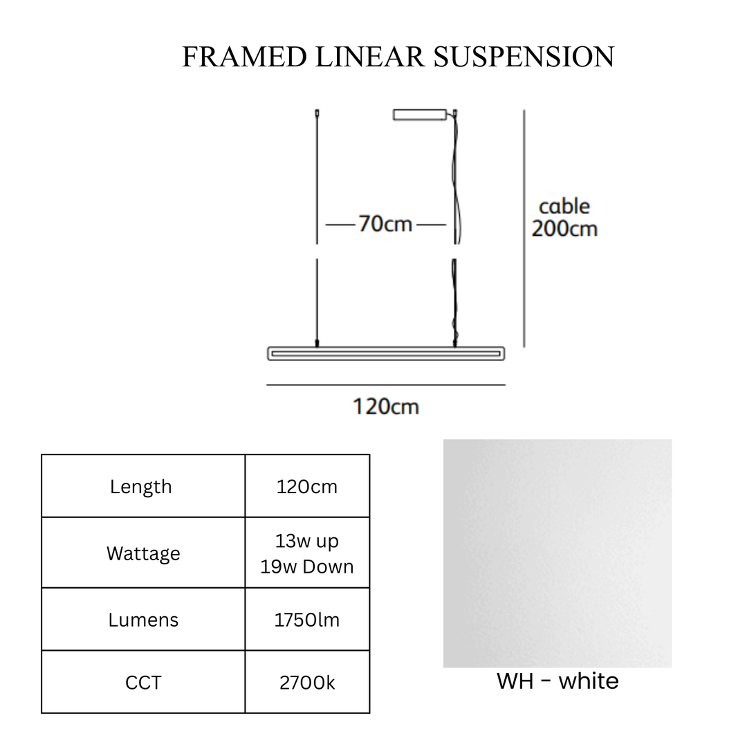 Framed Linear Suspension