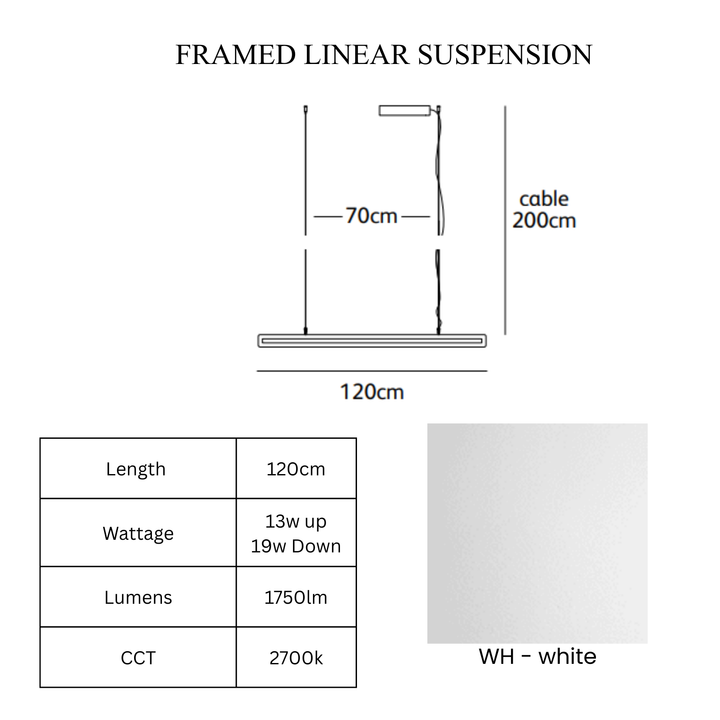 Framed Linear Suspension