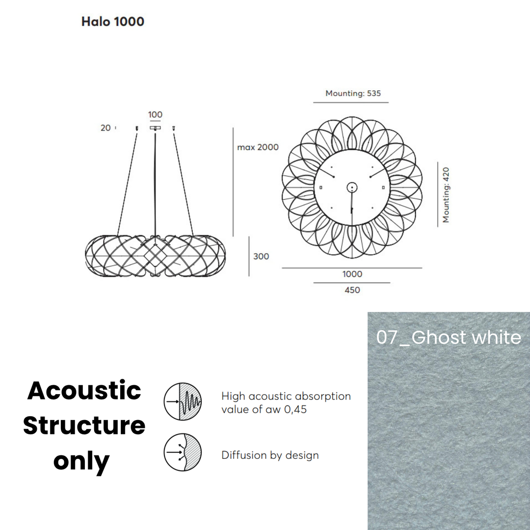 Halo Acoustic  Fixture Only