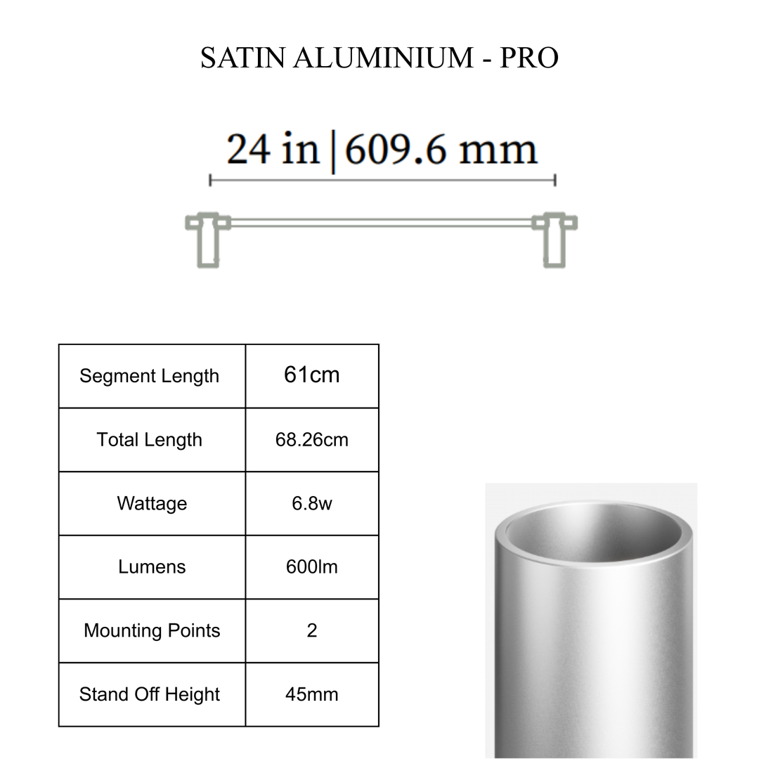 Thin Linear Surface - Short Standoff