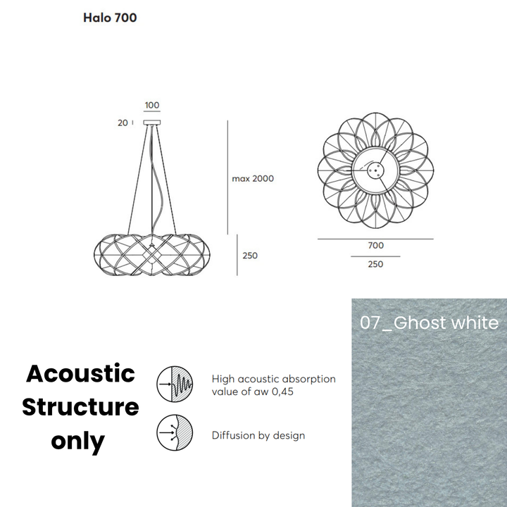 Halo Acoustic  Fixture Only