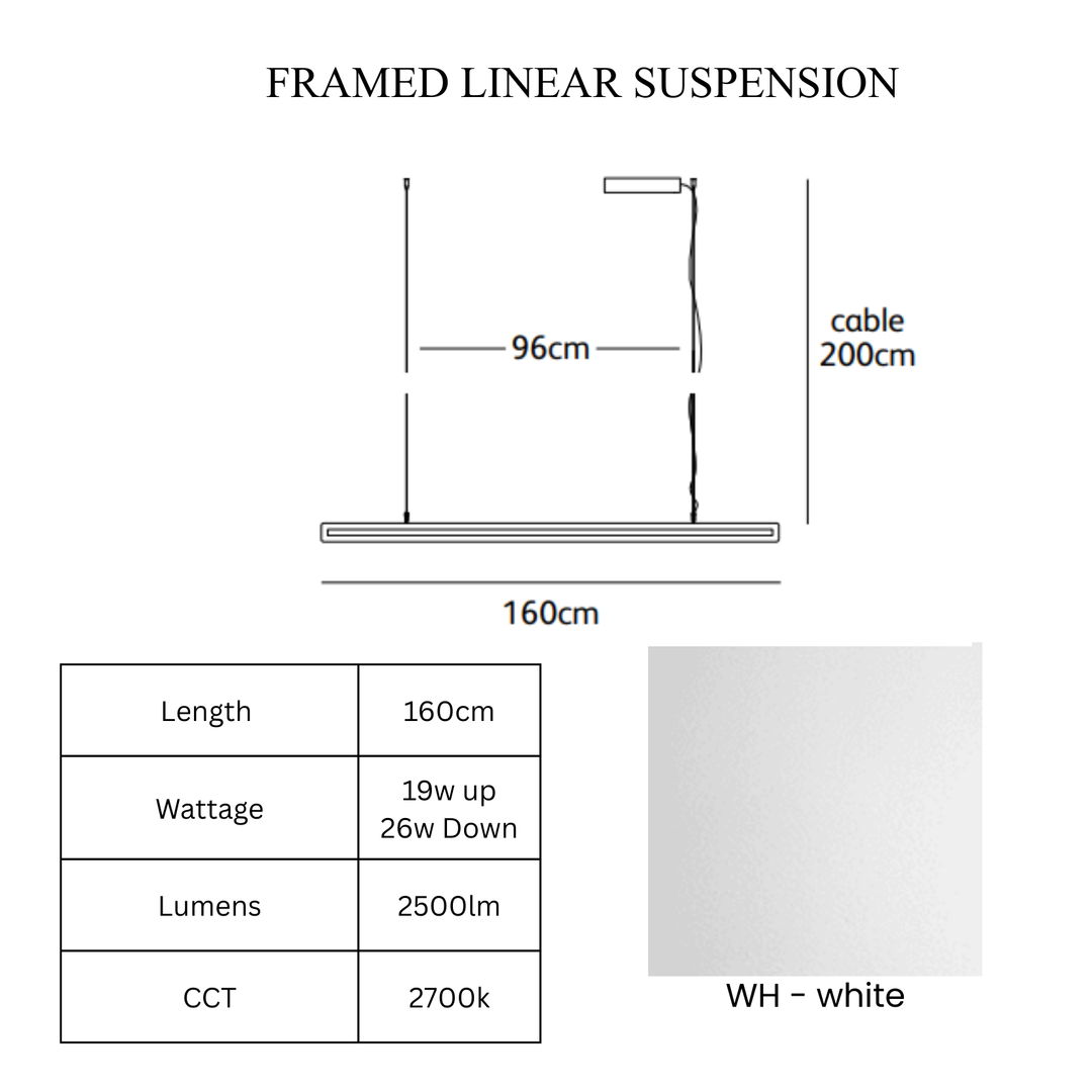 Framed Linear Suspension