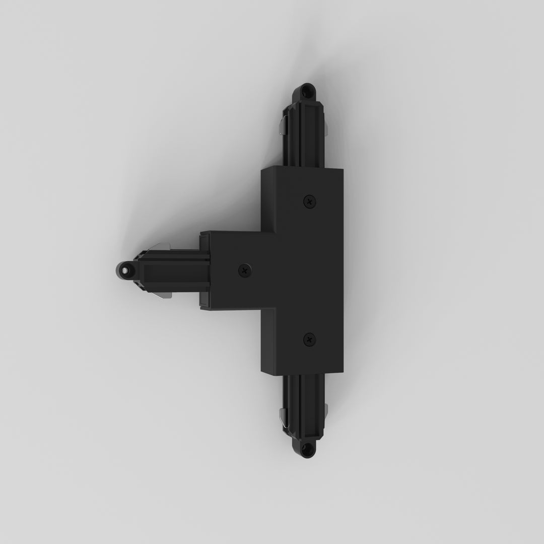 T Connector Left Farside Earth Matt Black