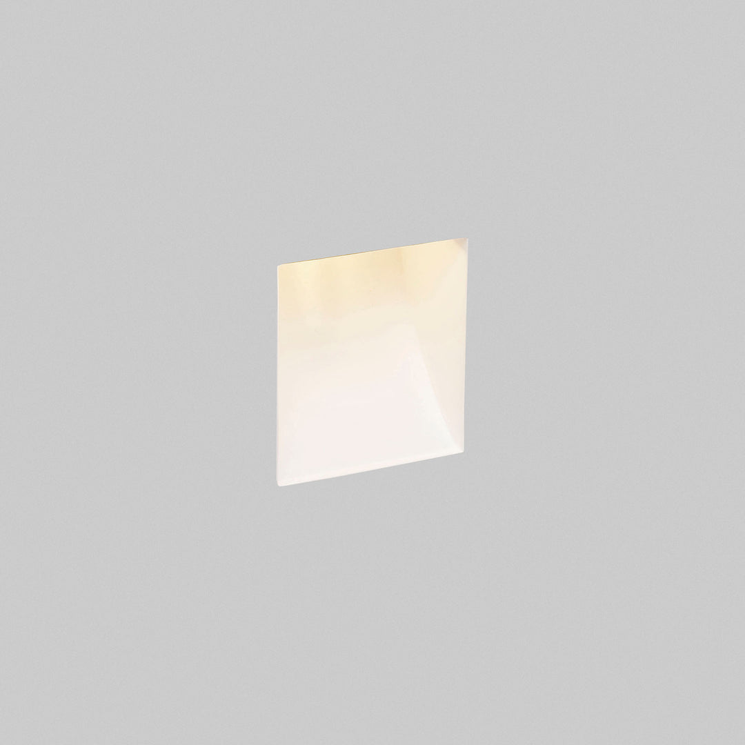 Plas White Recessed Square