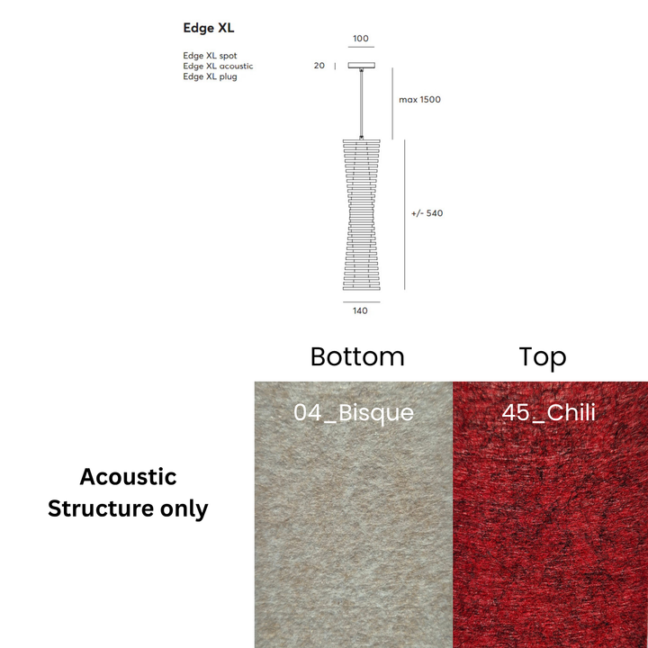Edge Acoustic Fixture