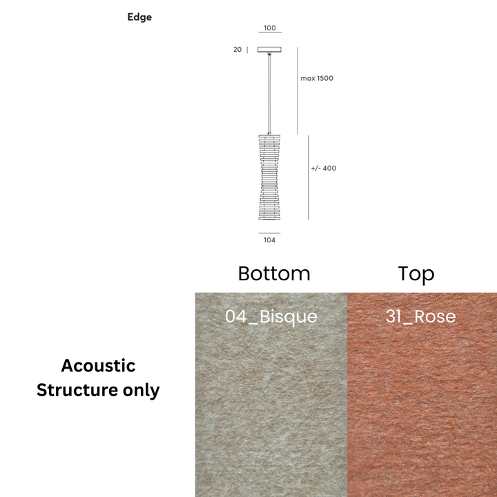 Edge Acoustic Fixture