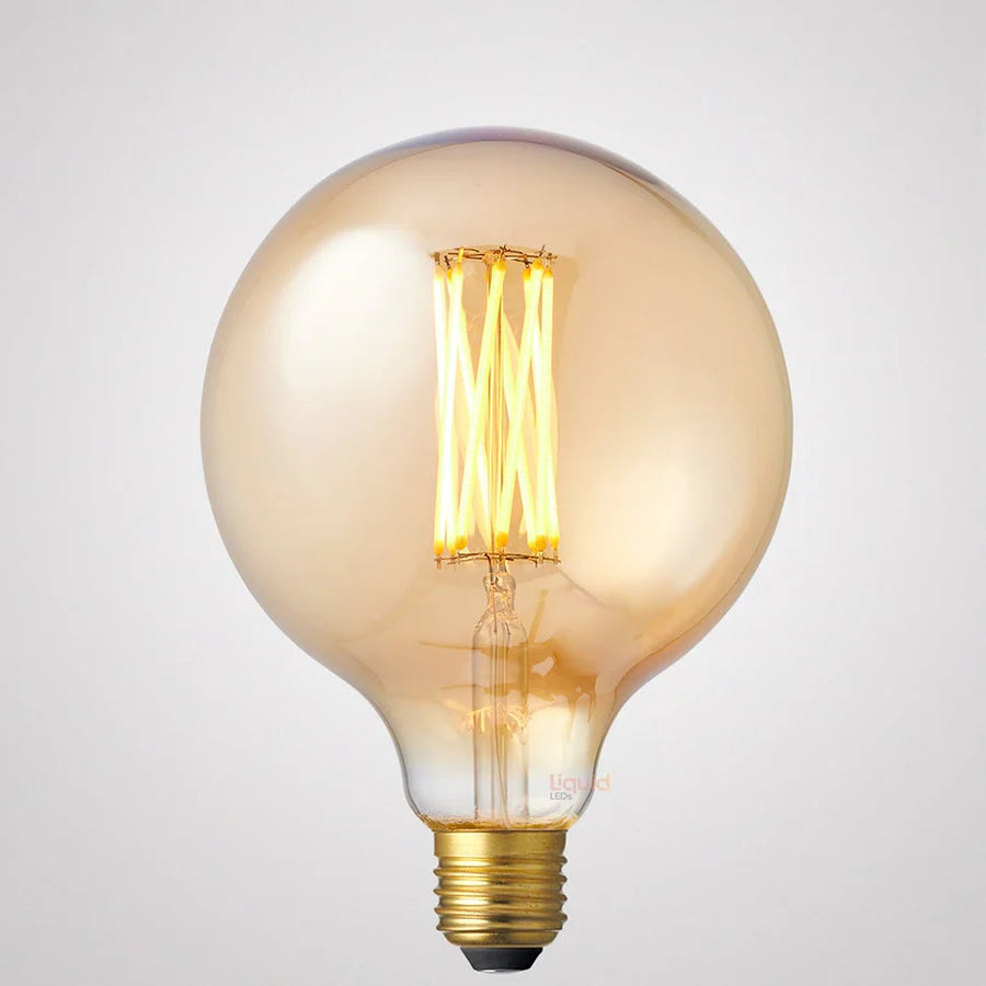 6W Dimmable G125 E27 Amber 2000k