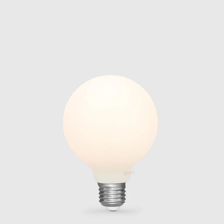7.2w Dimmable E27 G95 Porcelain Finish 3000k