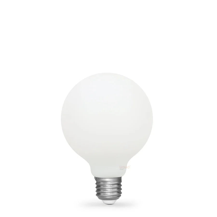 7.2w Dimmable E27 G95 Porcelain Finish 3000k