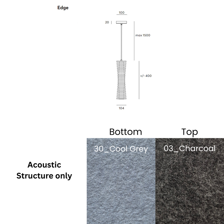 Edge Acoustic Fixture
