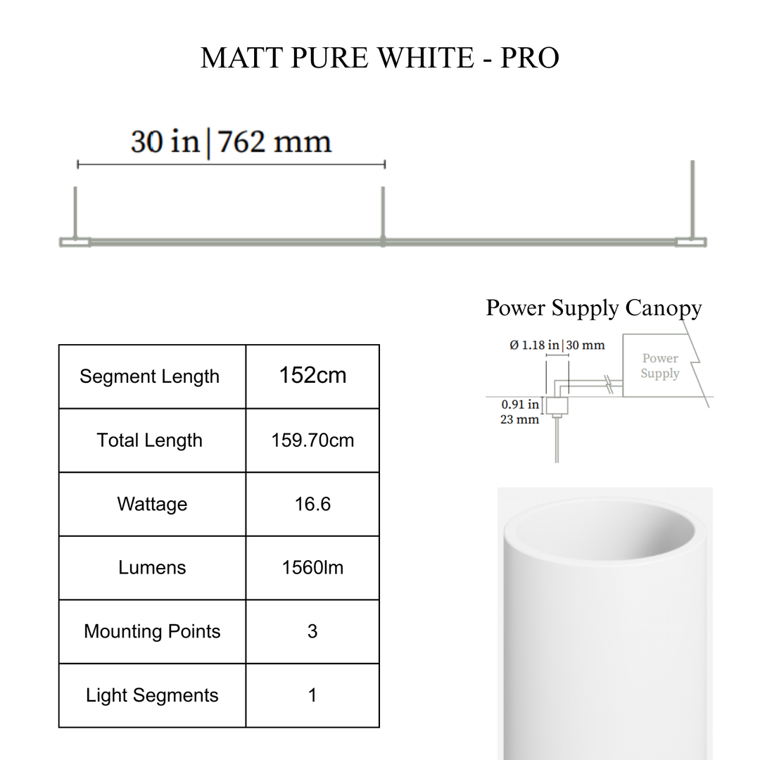 THIN Linear Suspension - Mini Canopy