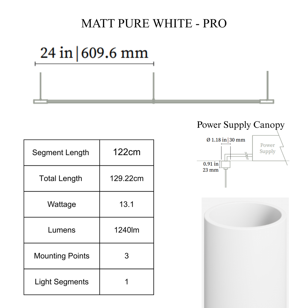 THIN Linear Suspension - Mini Canopy