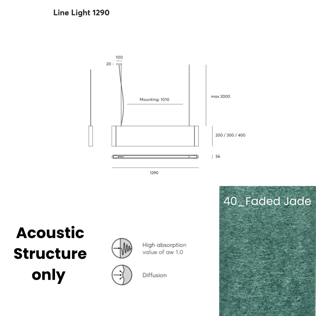 Line Acoustic Fixture Only