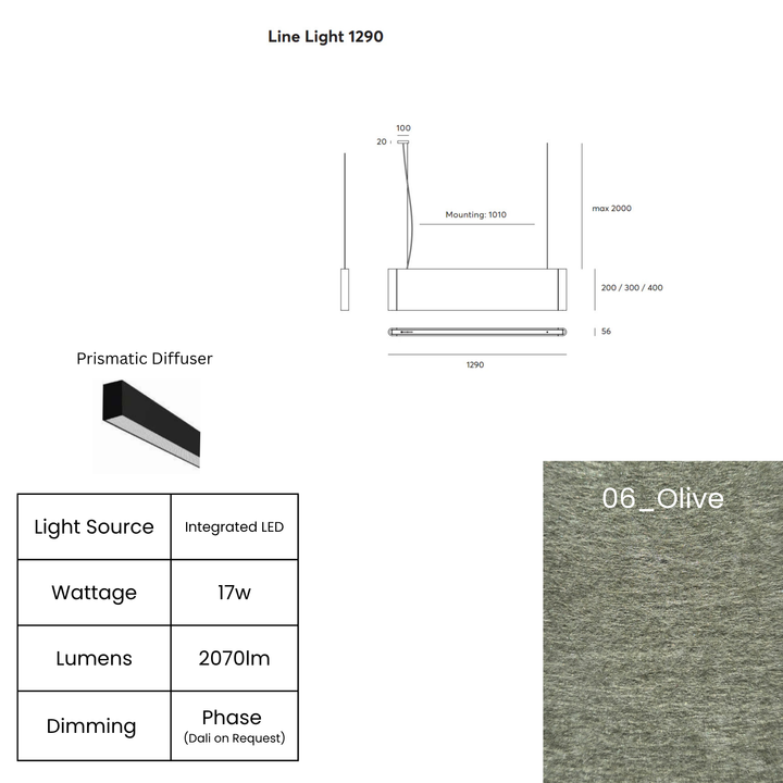 Line LED 1290mm